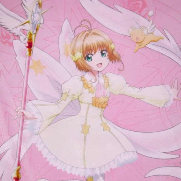 Card Captor Sakura Shopping Tote Bag Pink Packable with Bag NWT - Picture 2 of 4